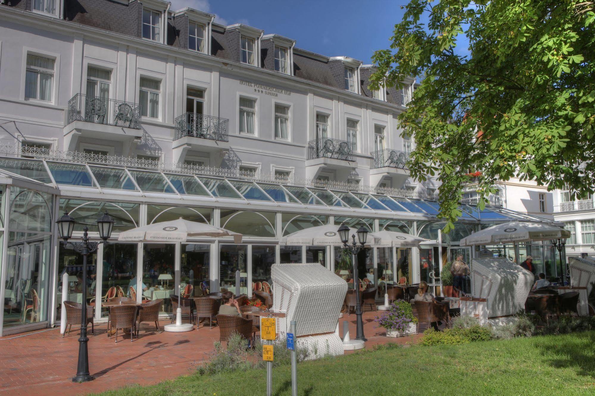 Seetelhotel Pommerscher Hof Heringsdorf (Usedom) Exterior foto